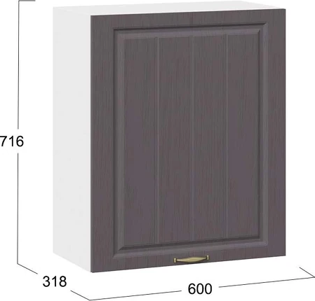 Шкаф навесной для кухни ТриЯ Лина 1В6 с одной дверью