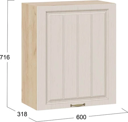 Шкаф навесной для кухни ТриЯ Лина 1В6 с одной дверью