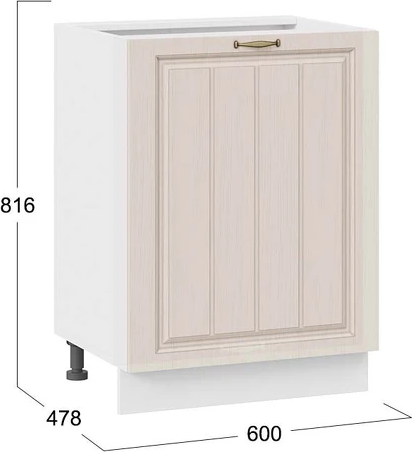 Шкаф-стол кухонный ТриЯ Лина 1Н6 с одной дверью