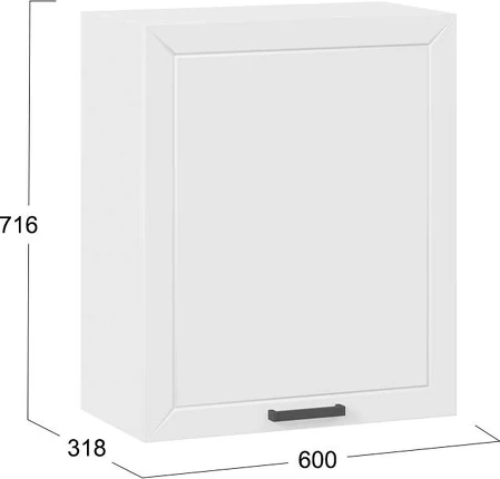 Шкаф навесной для кухни ТриЯ Лорас 1В6 с одной дверью