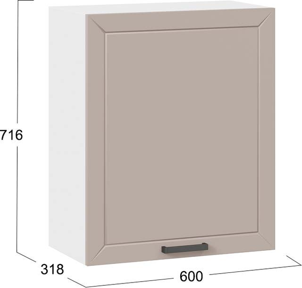 Шкаф навесной для кухни ТриЯ Лорас 1В6 с одной дверью
