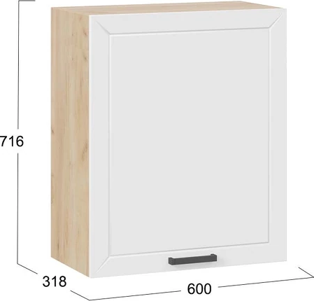 Шкаф навесной для кухни ТриЯ Лорас 1В6 с одной дверью