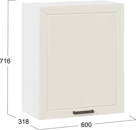 Шкаф навесной для кухни ТриЯ Лорас 1В6 с одной дверью