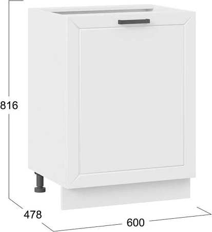 Шкаф-стол кухонный ТриЯ Лорас 1Н6 с одной дверью