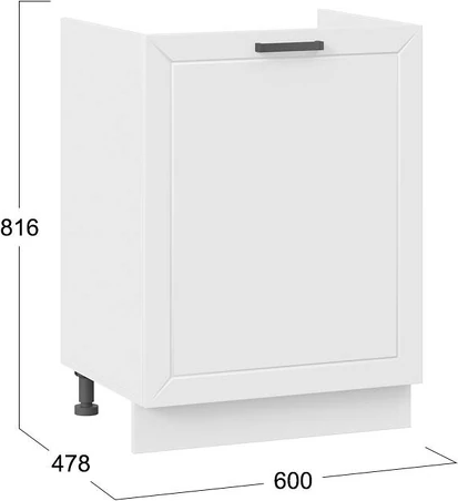 Шкаф под мойку ТриЯ Лорас 1Н6М с одной дверью