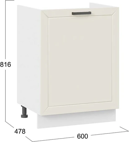 Шкаф под мойку ТриЯ Лорас 1Н6М с одной дверью