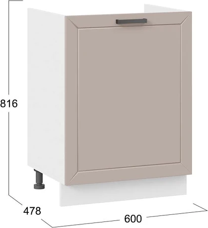 Шкаф под мойку ТриЯ Лорас 1Н6М с одной дверью