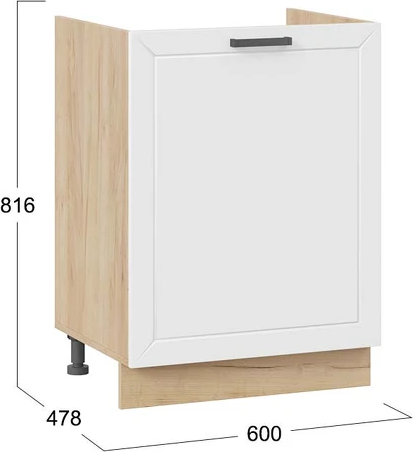 Шкаф под мойку ТриЯ Лорас 1Н6М с одной дверью