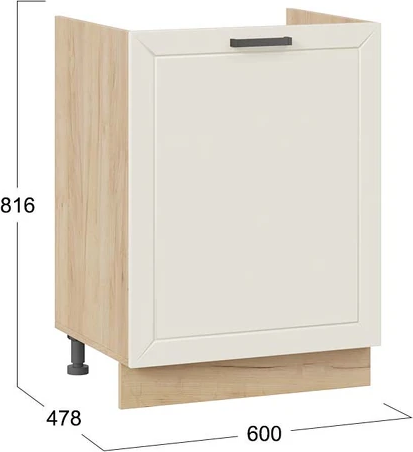 Шкаф под мойку ТриЯ Лорас 1Н6М с одной дверью