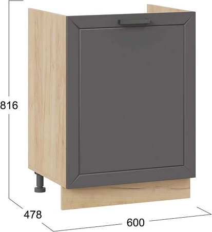 Шкаф под мойку ТриЯ Лорас 1Н6М с одной дверью