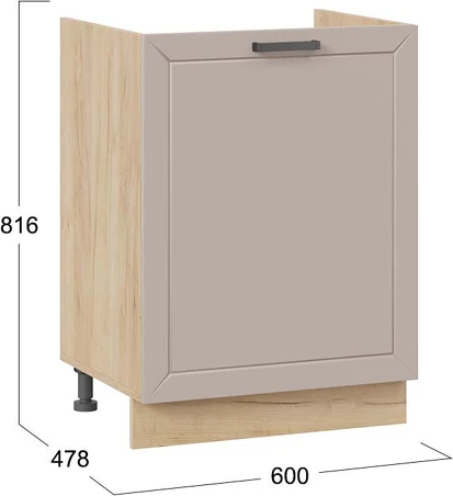 Шкаф под мойку ТриЯ Лорас 1Н6М с одной дверью