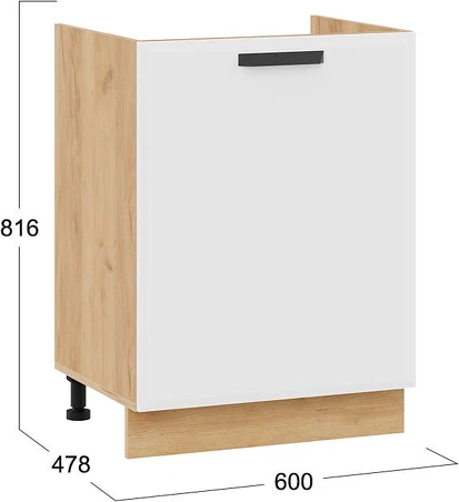 Шкаф под мойку ТриЯ Тиана 1Н6М с одной дверью