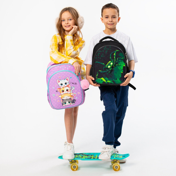 Школьный рюкзак Brauberg Optima. Ominous Spider / 273160