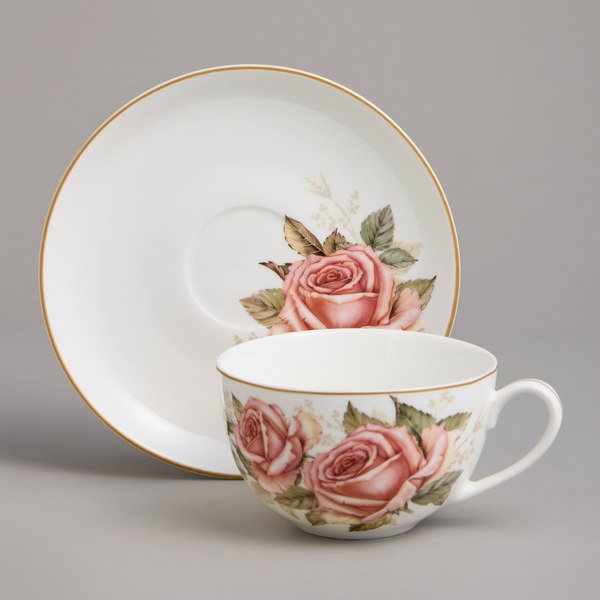 Чашка с блюдцем Lefard Корейская роза 590-678 - фото