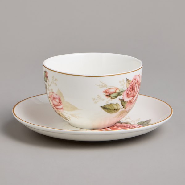 Чашка с блюдцем Lefard Корейская роза 590-678