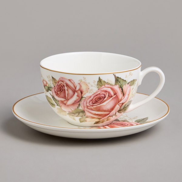 Чашка с блюдцем Lefard Корейская роза 590-678