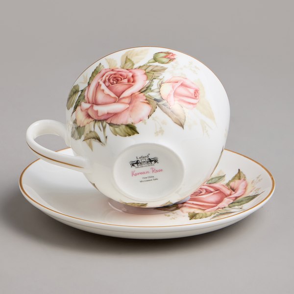 Чашка с блюдцем Lefard Корейская роза 590-678