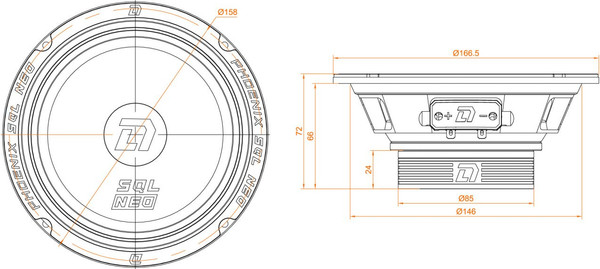 Среднечастотная АС DL Audio Phoenix SQL 165 Neo