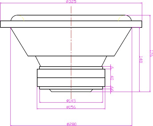 Головка сабвуфера AMP Mass 500 12D2