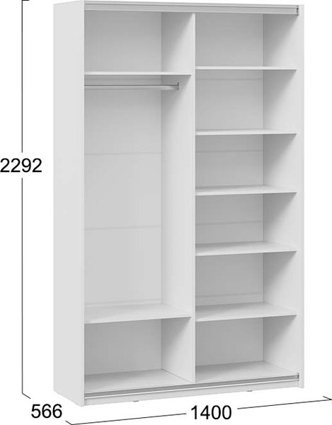 Шкаф-купе ТриЯ Оскар Скания Т2 1400 / 268642