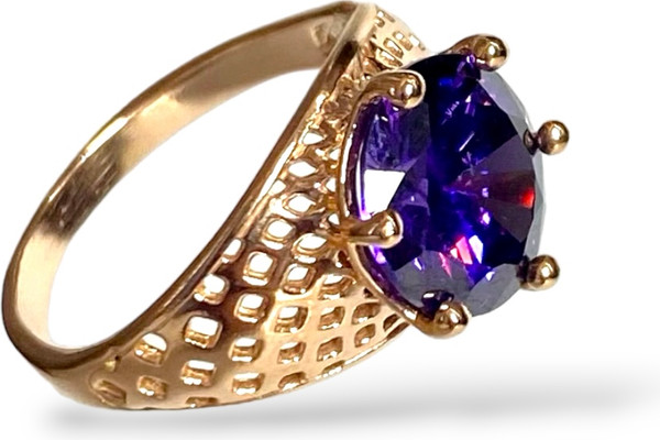 Кольцо Wolves Нежный поцелуй Позолота 1652