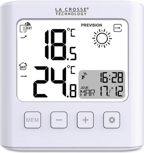Метеостанция цифровая La Crosse WS6231-WHI