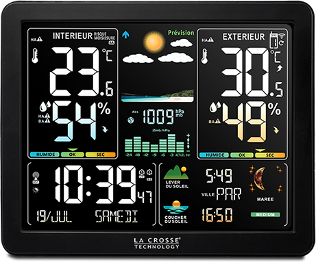 Метеостанция цифровая La Crosse WS6236-BLA