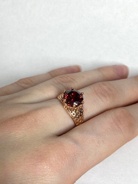 Кольцо Wolves Нежный поцелуй Позолота 1655