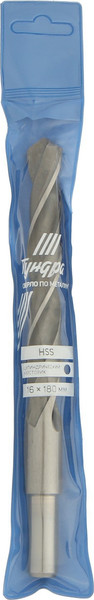 Сверло Tundra HSS цилиндрический хвостовик по металлу 16x180мм / 4727961