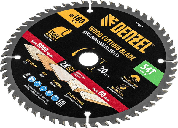 Пильный диск Denzel 733297