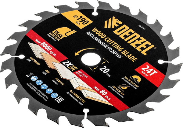 Пильный диск Denzel 733347