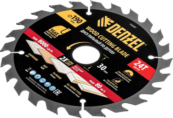 Пильный диск Denzel 733397