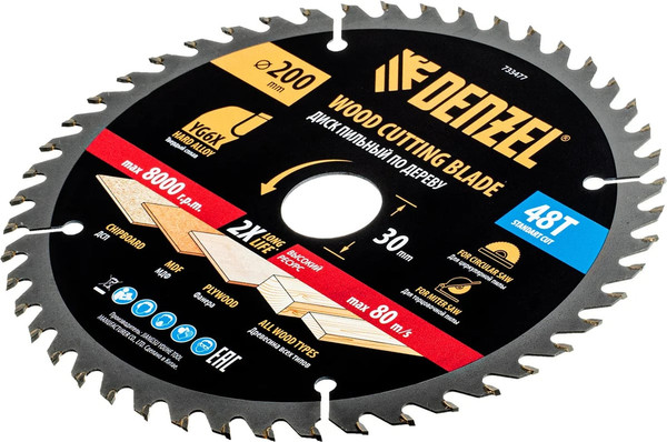 Пильный диск Denzel 733477