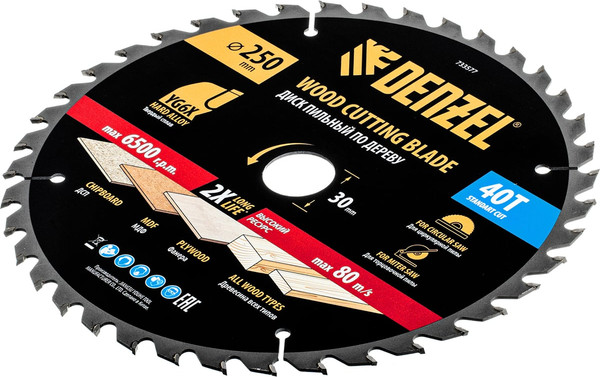 Пильный диск Denzel 733577