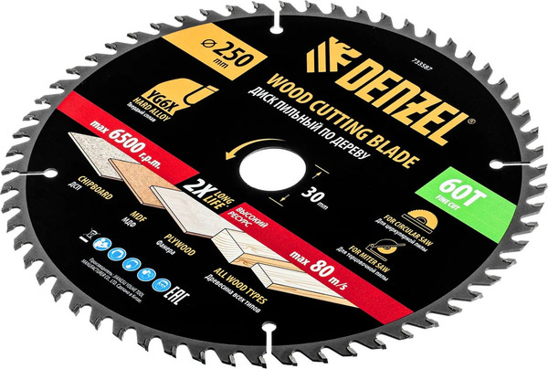 Пильный диск Denzel 733587