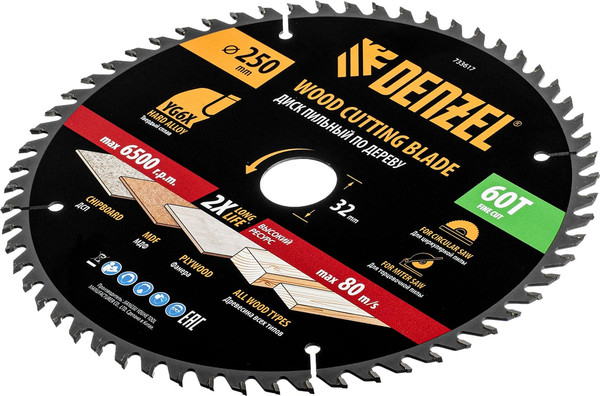 Пильный диск Denzel 733617