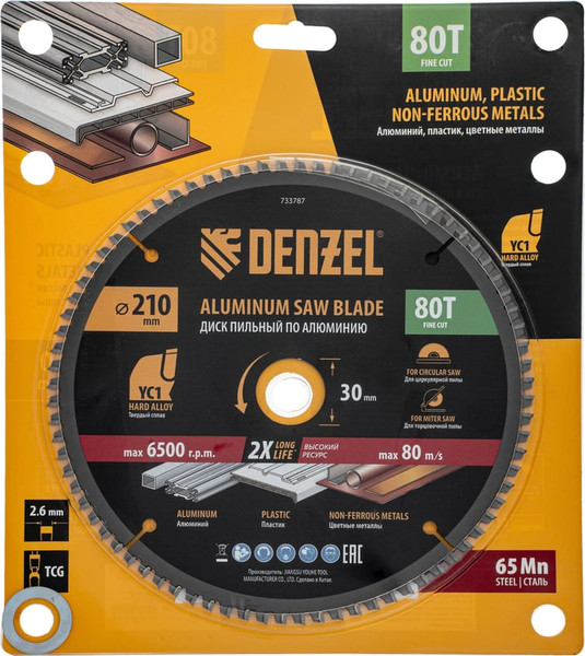Пильный диск Denzel 733787