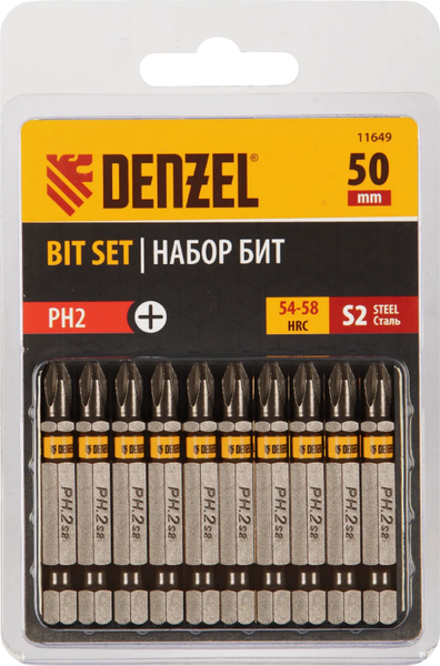 Набор бит Denzel 11649 - фото