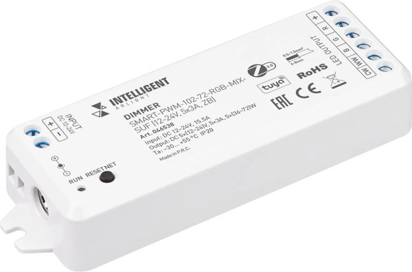 Диммер для светодиодной ленты Arlight Intelligent SMART-PWM-102-72-RGB-MIX-SUF / 046538 - фото