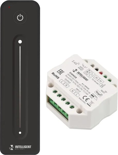 Умный диммер Arlight Intelligent SMART-SET-TRIAC-601-72-DIM-PD-IN Black / 039331 - фото