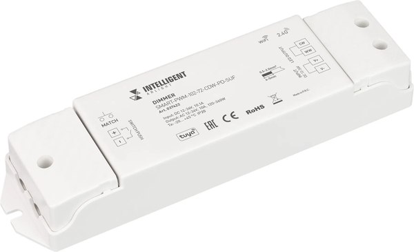 Диммер для светодиодной ленты Arlight Intelligent SMART-PWM-102-72-CDW-PD-SUF / 037422 - фото