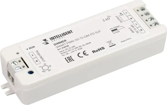 Диммер для светодиодной ленты Arlight Intelligent SMART-PWM-101-72-DIM-PD-SUF / 038180 - фото