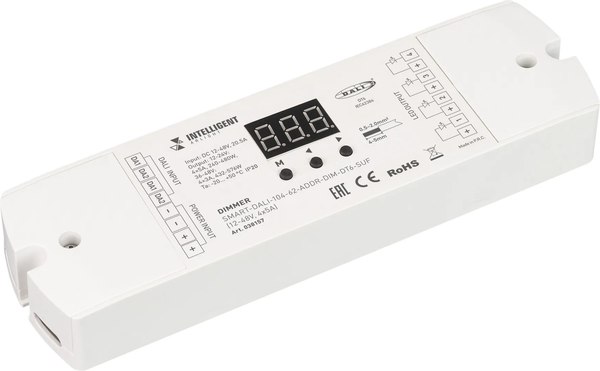 Диммер для светодиодной ленты Arlight Intelligent SMART-DALI-104-62-ADDR-DIM-DT6-SUF / 038157 - фото