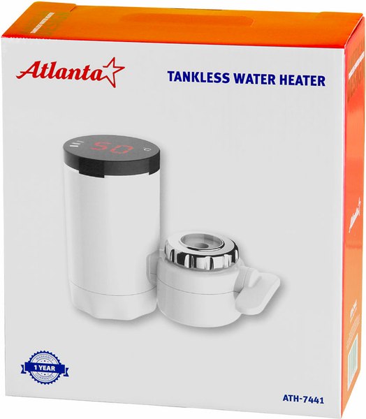 Проточный водонагреватель Atlanta ATH-7441 (белый)