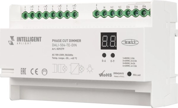 Диммер Arlight Intelligent DALI-504-TE-DIN / 029279 - фото