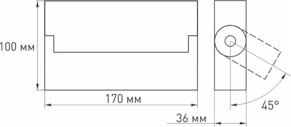Спот Arlight SP-LOFT-SURFACE-S170-10W Warm3000 BK 24deg / 025656