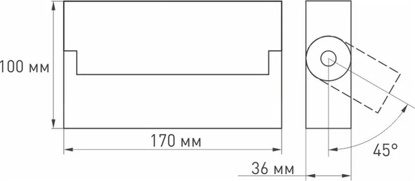 Спот Arlight SP-LOFT-SURFACE-S170-10W Day4000 BK 24deg / 026210