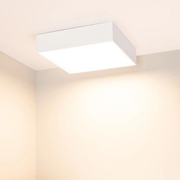 Потолочный светильник Arlight SP-QUADRO-S250x250-25W Warm3000 WH 120deg / 034787