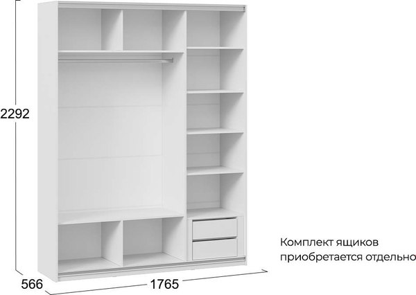 Шкаф-купе ТриЯ Оскар Скания Т2 1800 / 268708