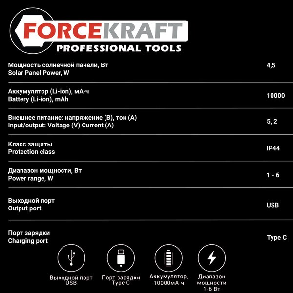 Вентилятор ForceKraft FK-HTF01 (65619)